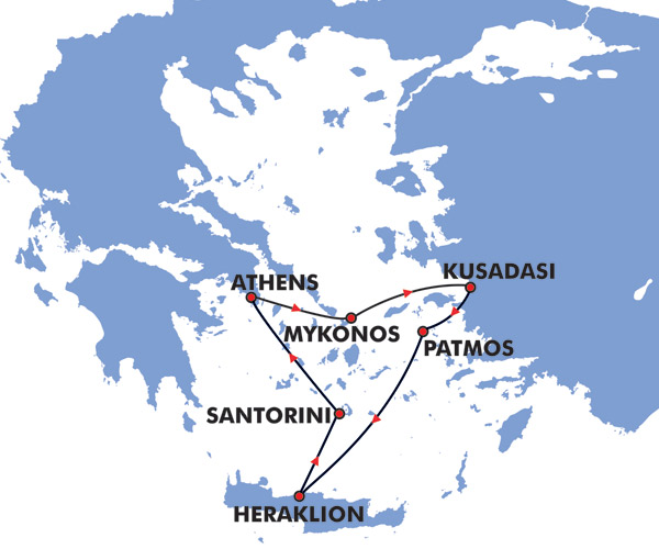4 Day Greek Islands Cruise from Athens Greece Tour Specialist
